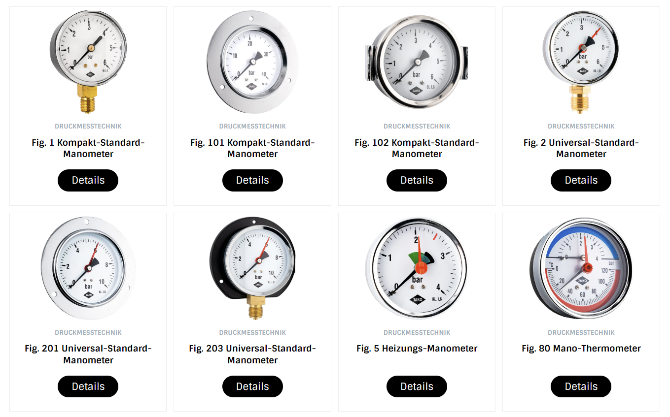 Jako 4 screenshot of jako website products